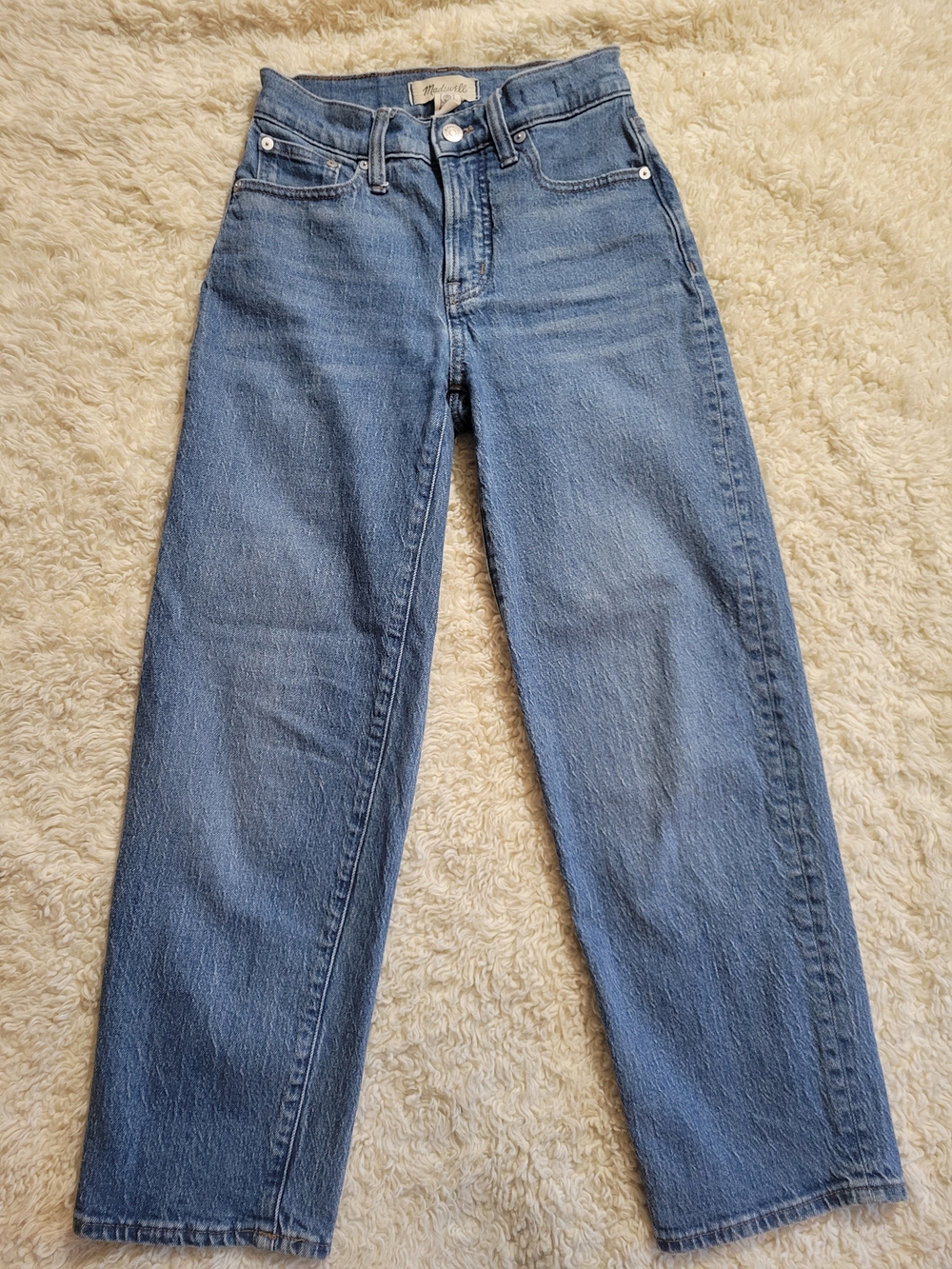 Madewell Light Blue Wide Leg Jeans